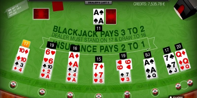 Bí kíp đánh Blackjack 12BET chuẩn